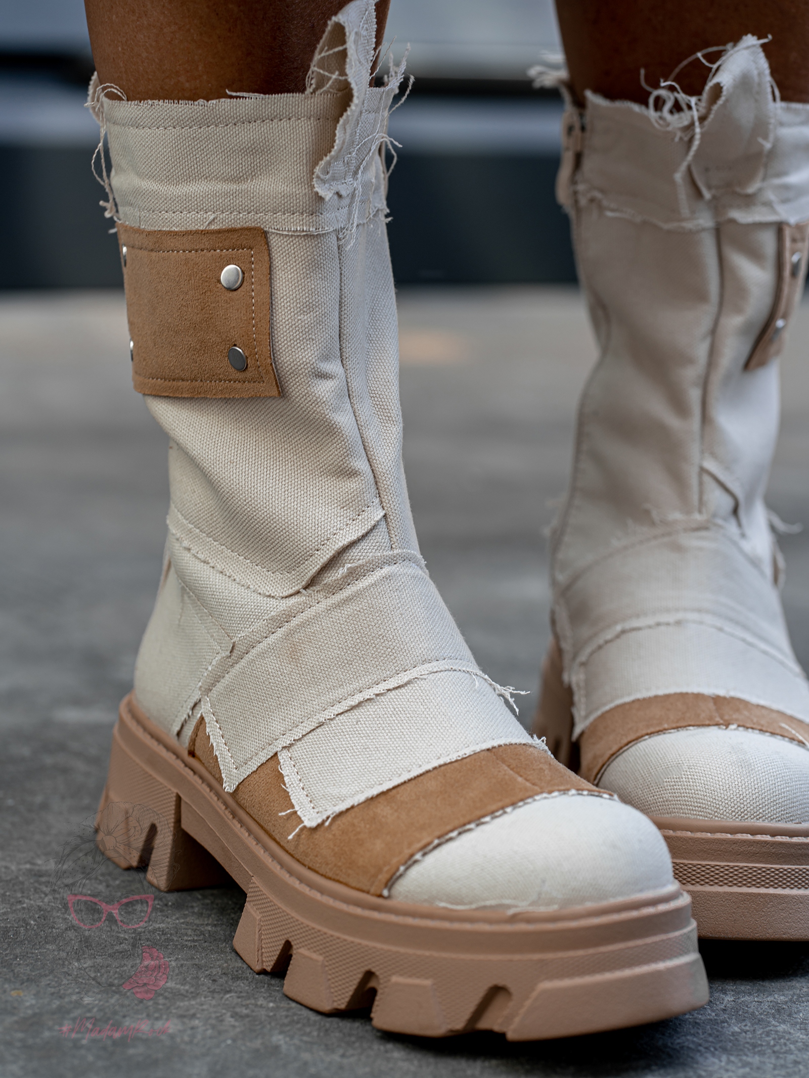 Trapery wiosenne Rock Relaxat beżowe