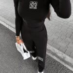 Komplet casualowy damski PALOMA OLAVOGA czarny