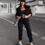 Spodnie dresowe damskie EVOLVE OLAVOGA czarne