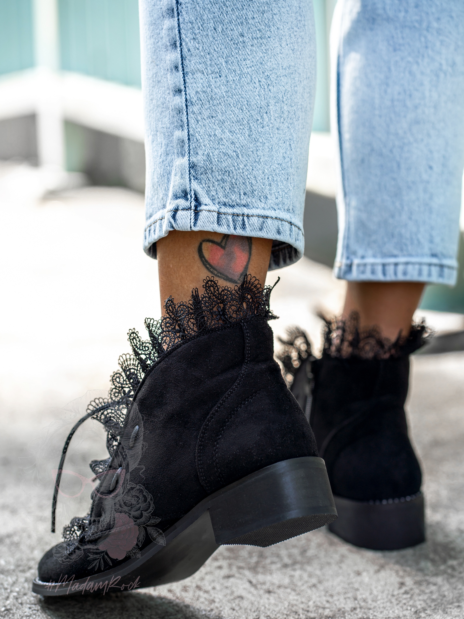 Botki sztyblety Madam Lilir czarne Botki sztyblety Madam Lilir czarne