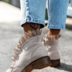 Botki sztyblety Madam Lilir beżowe