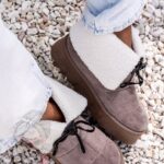 Botki z kożuszkiem Rock Meu cappuccino