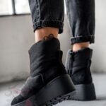 Botki koturny Madam Bambi czarne