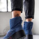 Botki koturny Madam Bambi jeans