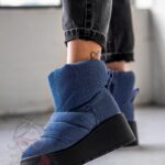 Botki koturny Madam Bambi jeans