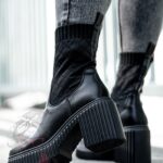 Botki skarpety Rock Ureda czarne