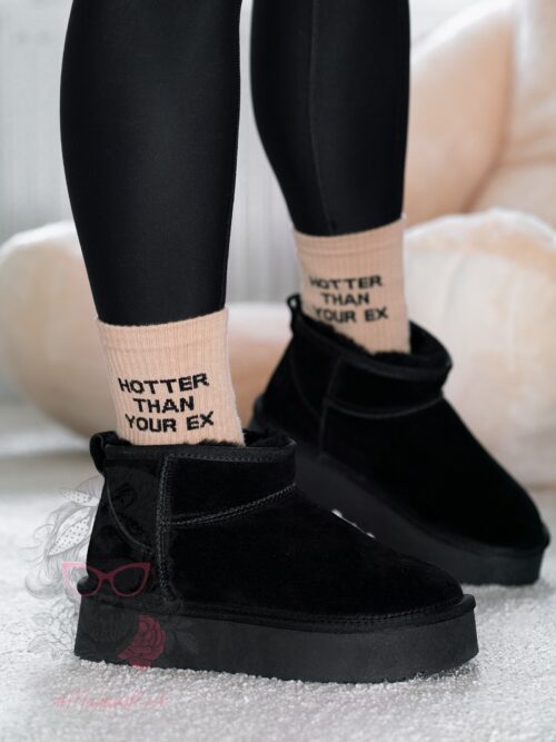 Śniegowce naturalne Madam Molly czarne