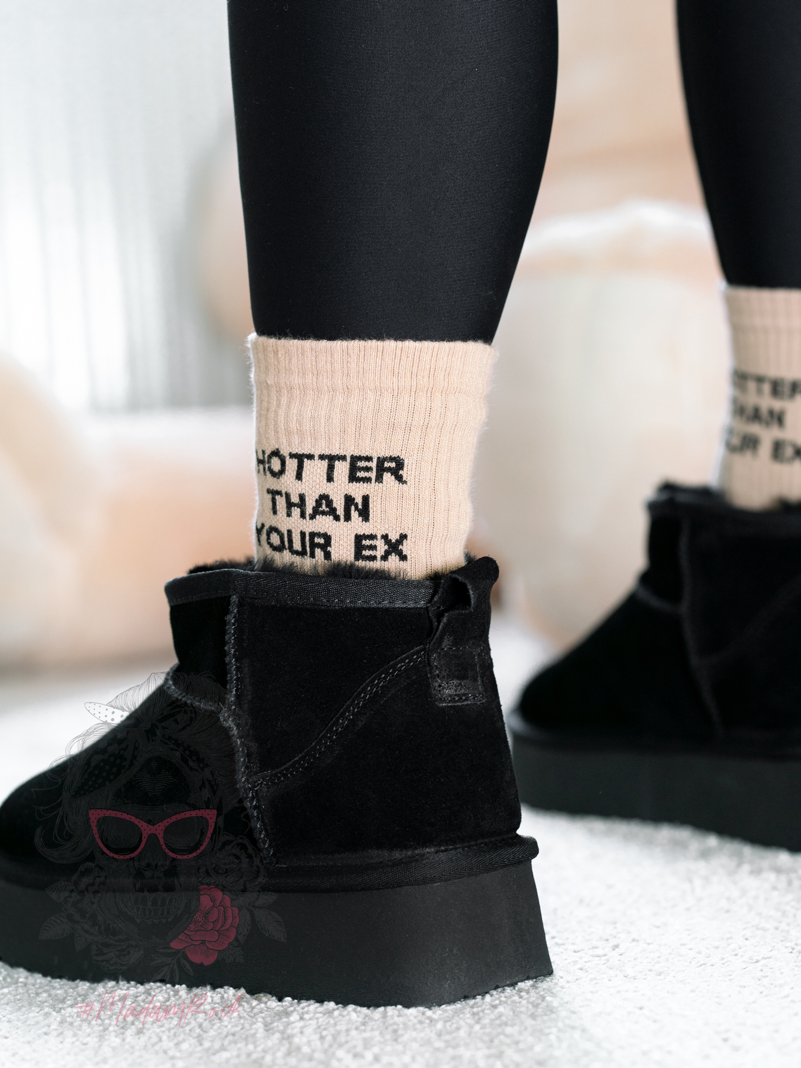 Śniegowce naturalne Madam Molly czarne Śniegowce naturalne Madam Molly czarne