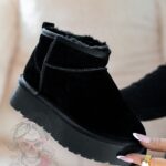 Śniegowce naturalne Madam Molly czarne