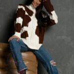 Sweter gruby White Choco