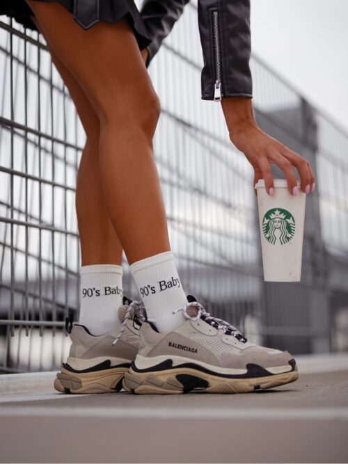 Skarpetki damskie 90's Baby ecru