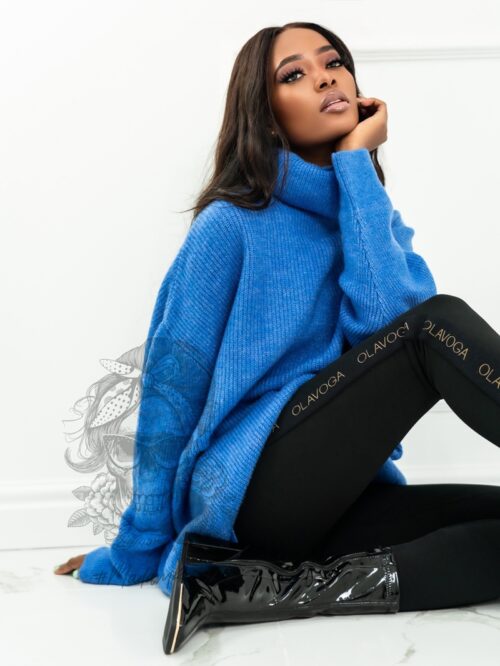 Sweter golf oversize Haat Szafirowy