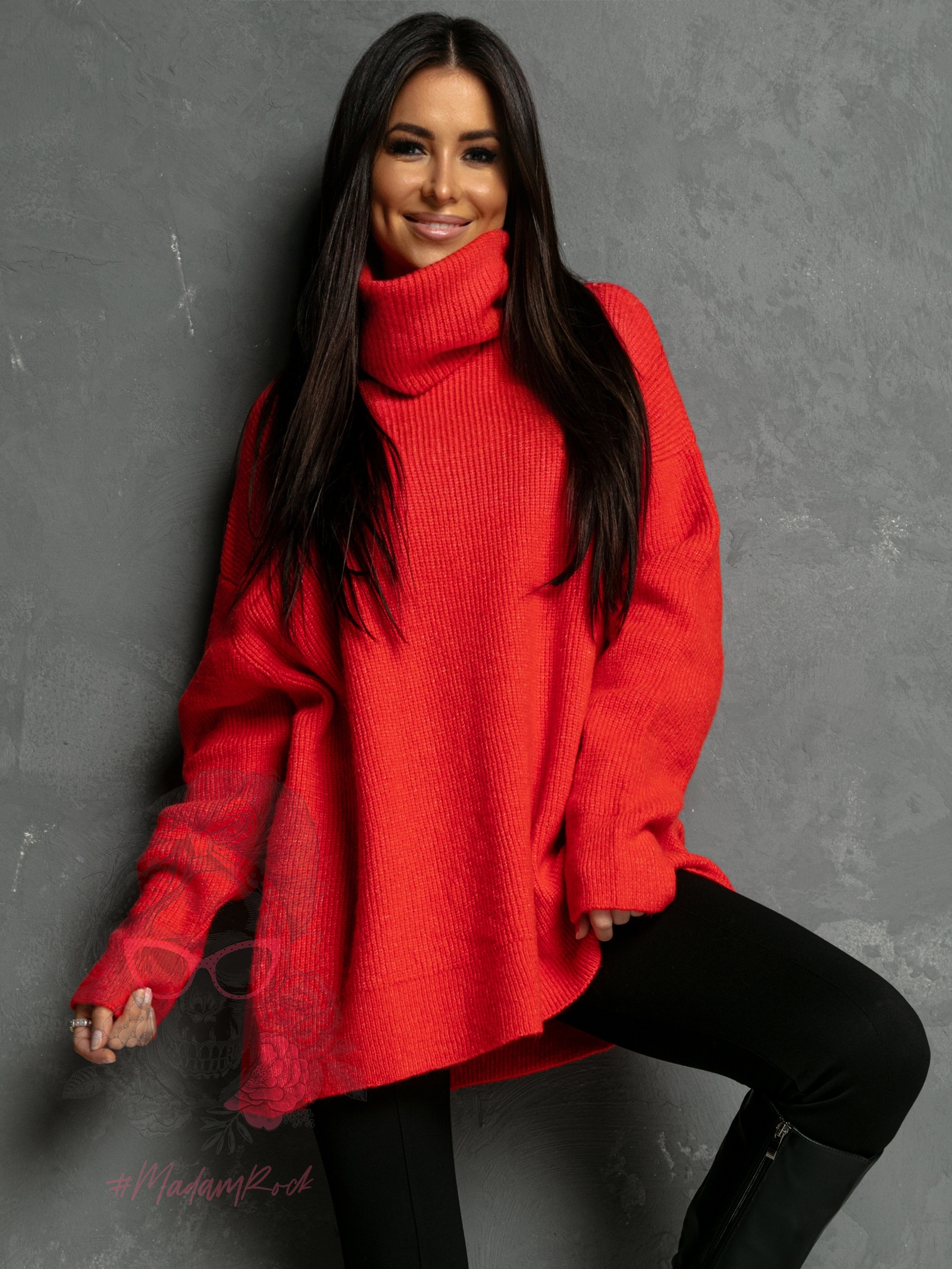 Sweter Haat koralowy