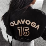 Kurtka przejściowa bomberka BASEBALL OLAVOGA czarna