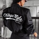 Kurtka damska bomber jacket DAHLIA OLAVOGA czarna