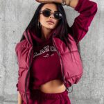 Kamizelka sportowa CROWN OLAVOGA bordowa