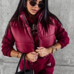 Kamizelka sportowa CROWN OLAVOGA bordowa