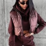 Kamizelka sportowa CROWN OLAVOGA brązowa