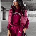 Kamizelka sportowa CROWN OLAVOGA bordowa