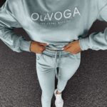 Komplet dres welurowy damski DRESSY OLAVOGA mięta