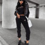 Dres damski ocieplany HONESTY OLAVOGA czarny