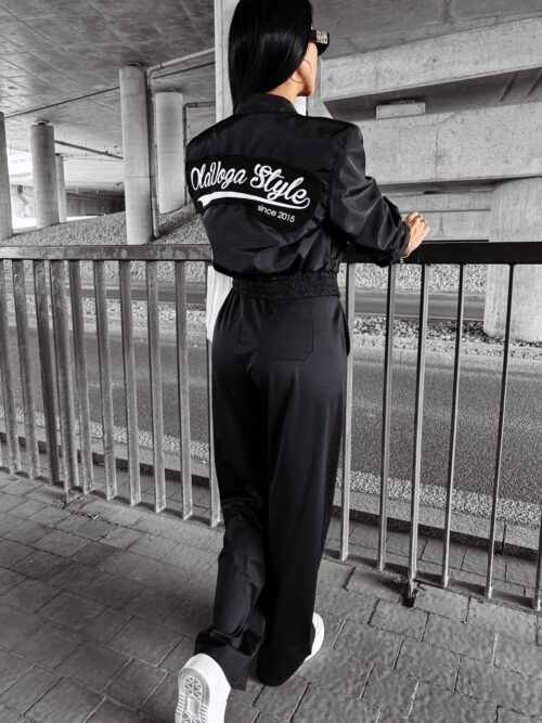 Spodnie z szeroką nogawką LAUREL OLAVOGA czarne