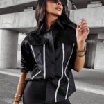 Koszula oversize ALOE OLAVOGA czarna