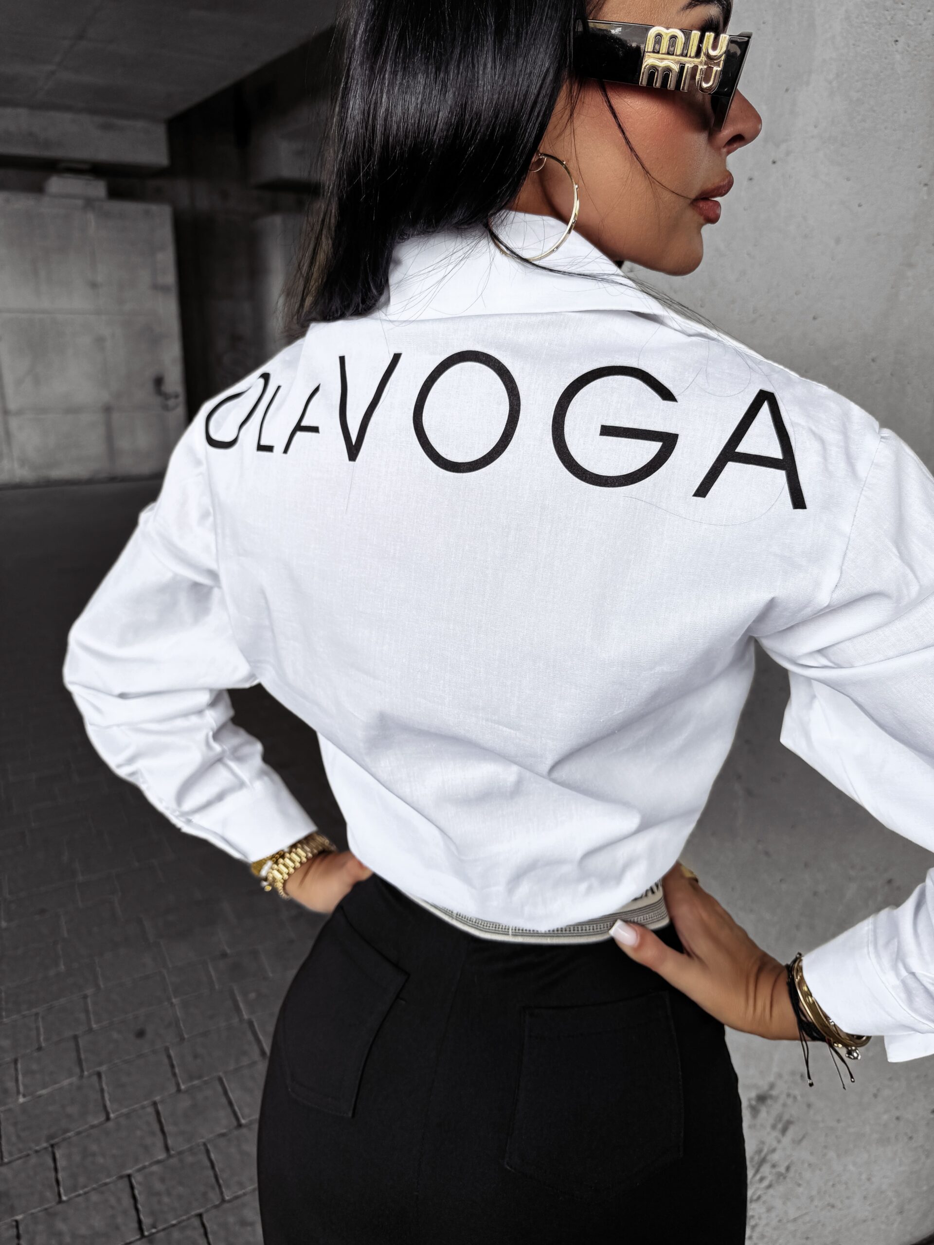 Koszula oversize ALOE OLAVOGA ecru