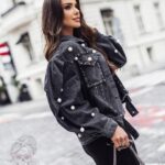 Sukienka prążkowana OlgaM czarna