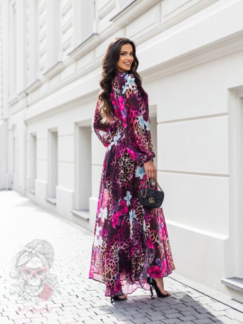 Kombinezon NB Flopans panterka róż