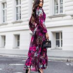 Sukienka z wycięciem NB Flopans II panterka róż