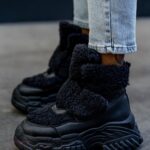 Botki z barankiem Madam Dobbs czarne