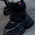 Botki z barankiem Madam Dobbs czarne