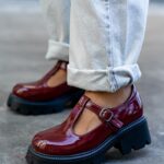 Mokasyny Madam Vinen bordowe