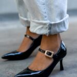 Czółenka szpilki Madam Skolen czarne