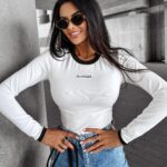 Bluzka z długim rękawem YUCCA OLAVOGA ecru