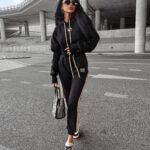 Bluza z kapturem CALMIA OLAVOGA czarna