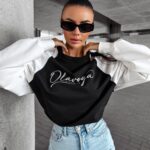 Bluza oversize crewneck LAKIRA OLAVOGA czarna