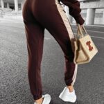 Spodnie dresowe DAISE OLAVOGA czekoladowe