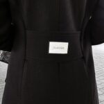 Płaszcz elegancki damski RUE OLAVOGA czarny