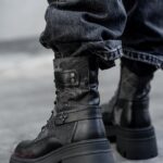 Workery militarne Rock Tikero czarne