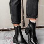 Botki klasyczne Rock Topeg czarne