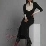 Sukienka dzianinowa Sintelo czarna