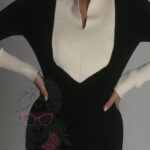 Sukienka dzianinowa Sintelo czarna