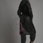 Płaszcz trencz skórzany Freedom czarny przecierany