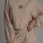 Komplet sweterkowy Cossy beżowy