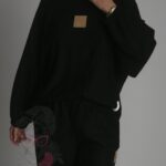 Komplet sweterkowy Cossy czarny