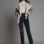 Kożuszek z barankiem Weago szary