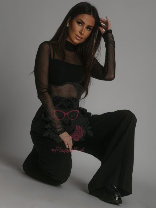 Body z siatki Popar czarne