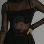 Body z siatki Popar czarne